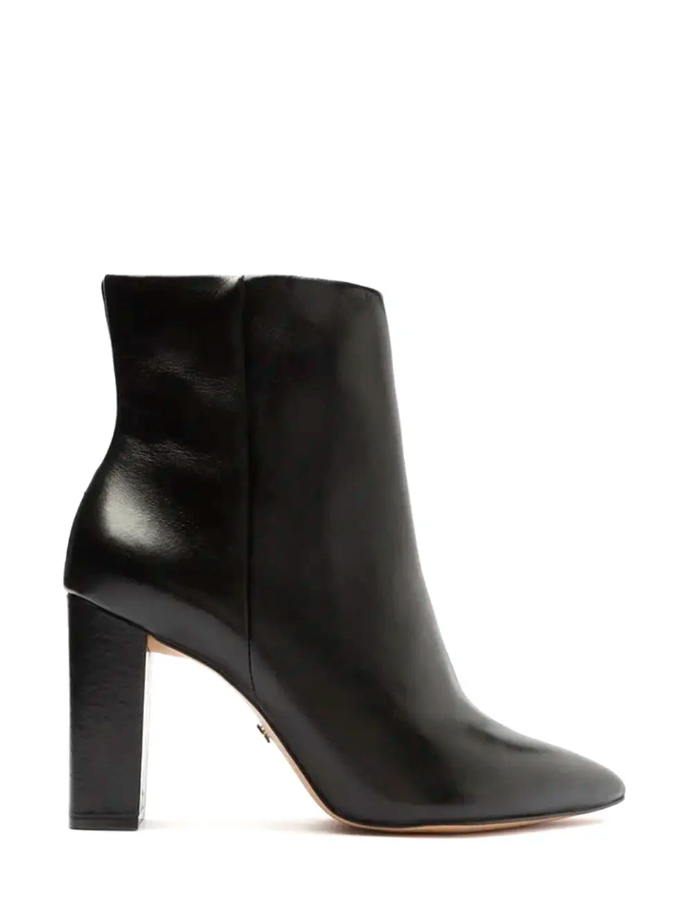 Arezzo Black Leather Boots with Pointed Toe