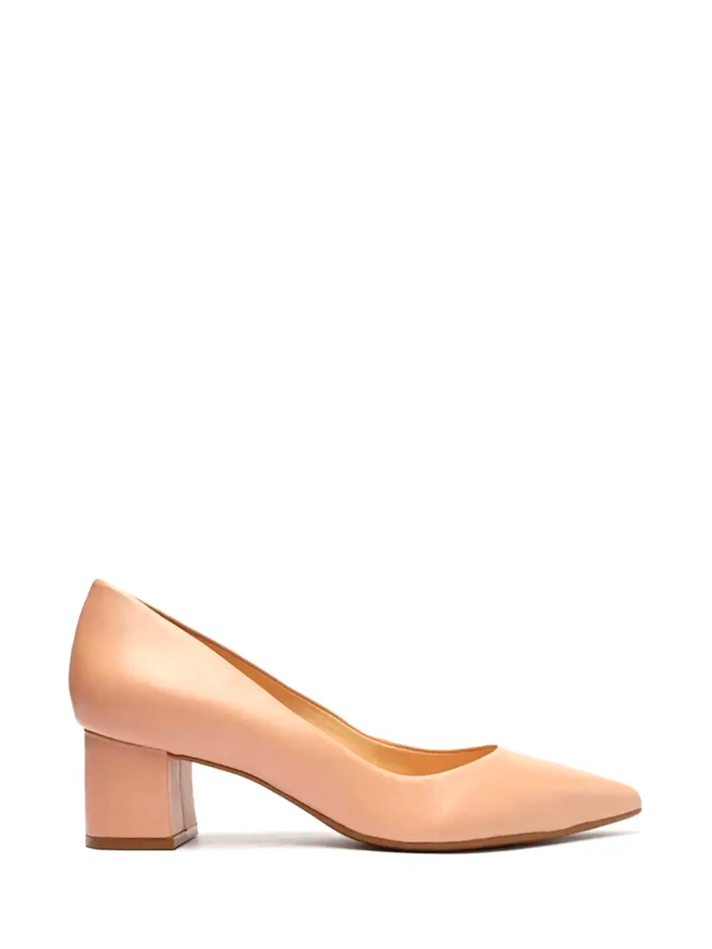 Décolleté Arezzo in pelle beige e punta sottile