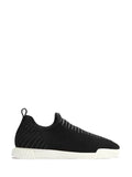 Sneakers Arezzo in tessuto nero e suola flat