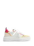 Sneakers Arezzo in Pelle Bianca e Dettaglio Rosa