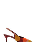 Décolleté Arezzo in Camoscio Multicolore