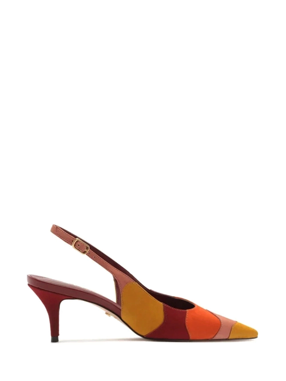Décolleté Arezzo in Camoscio Multicolore
