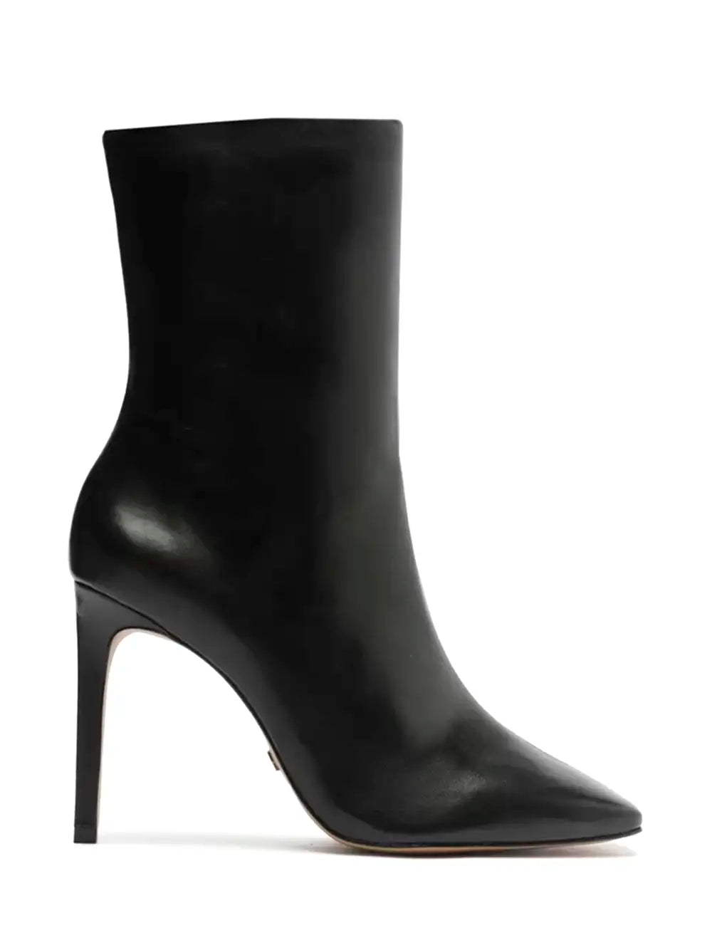 Stivaletto Nero Arezzo in Pelle e Tacco Alto Sottile