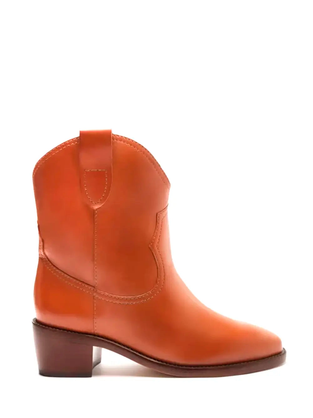 Stivale texano Arezzo in pelle marrone