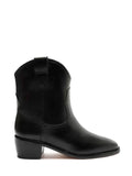Stivale texano Arezzo nero in pelle