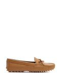 Mocassino Arezzo in pelle color cammello con fiocco