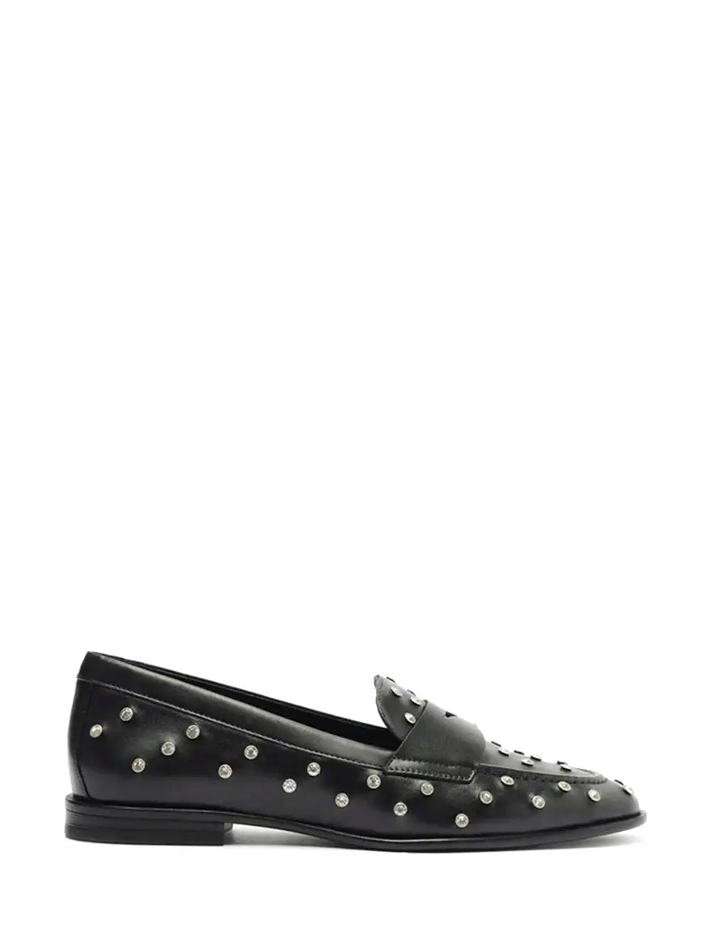 Mocassino Arezzo Nero in Pelle con Borchie