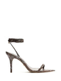 Sandalo Arezzo in Stampa Paisley Marrone e Fascette