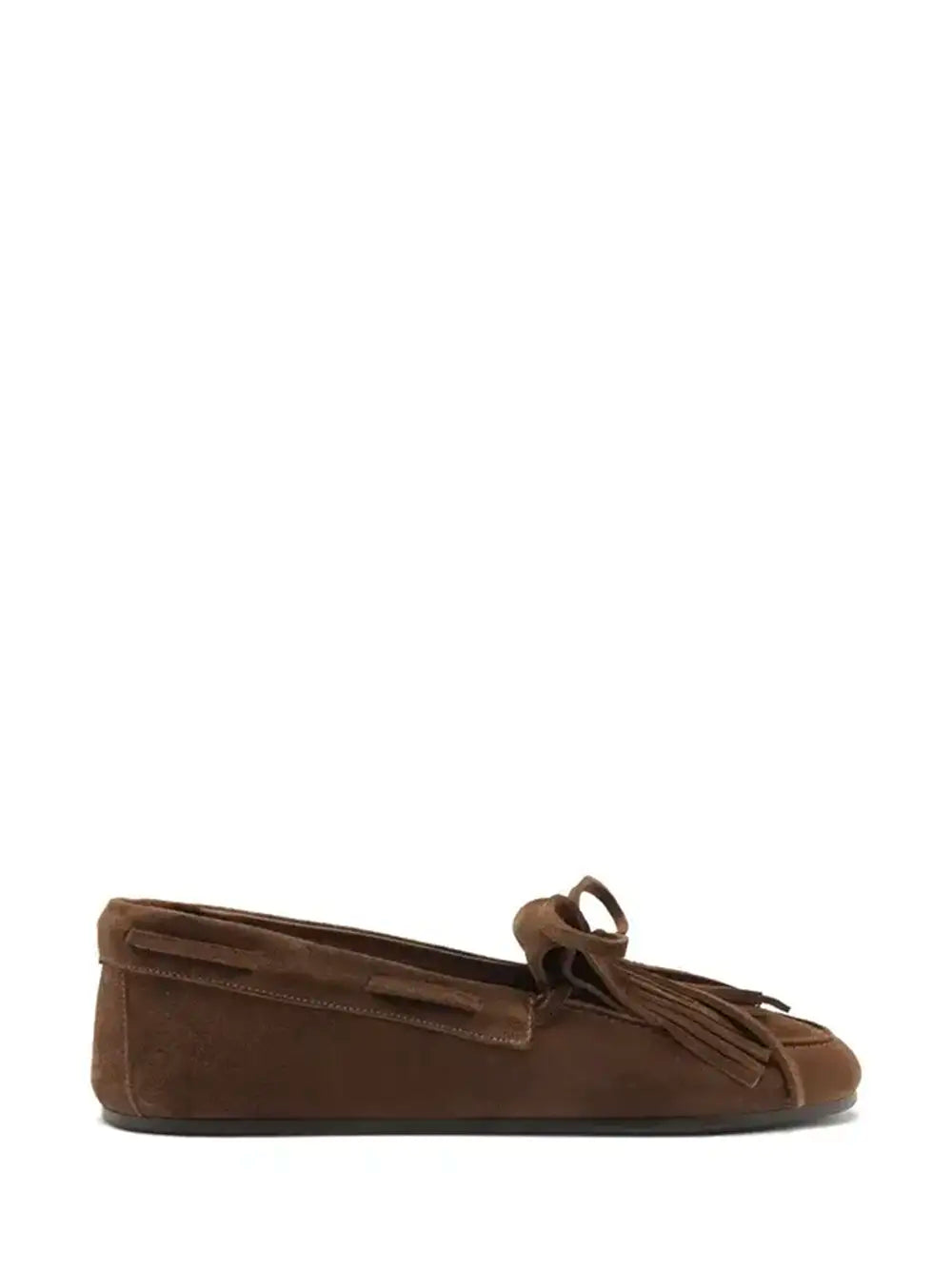Mocassino in camoscio marrone
