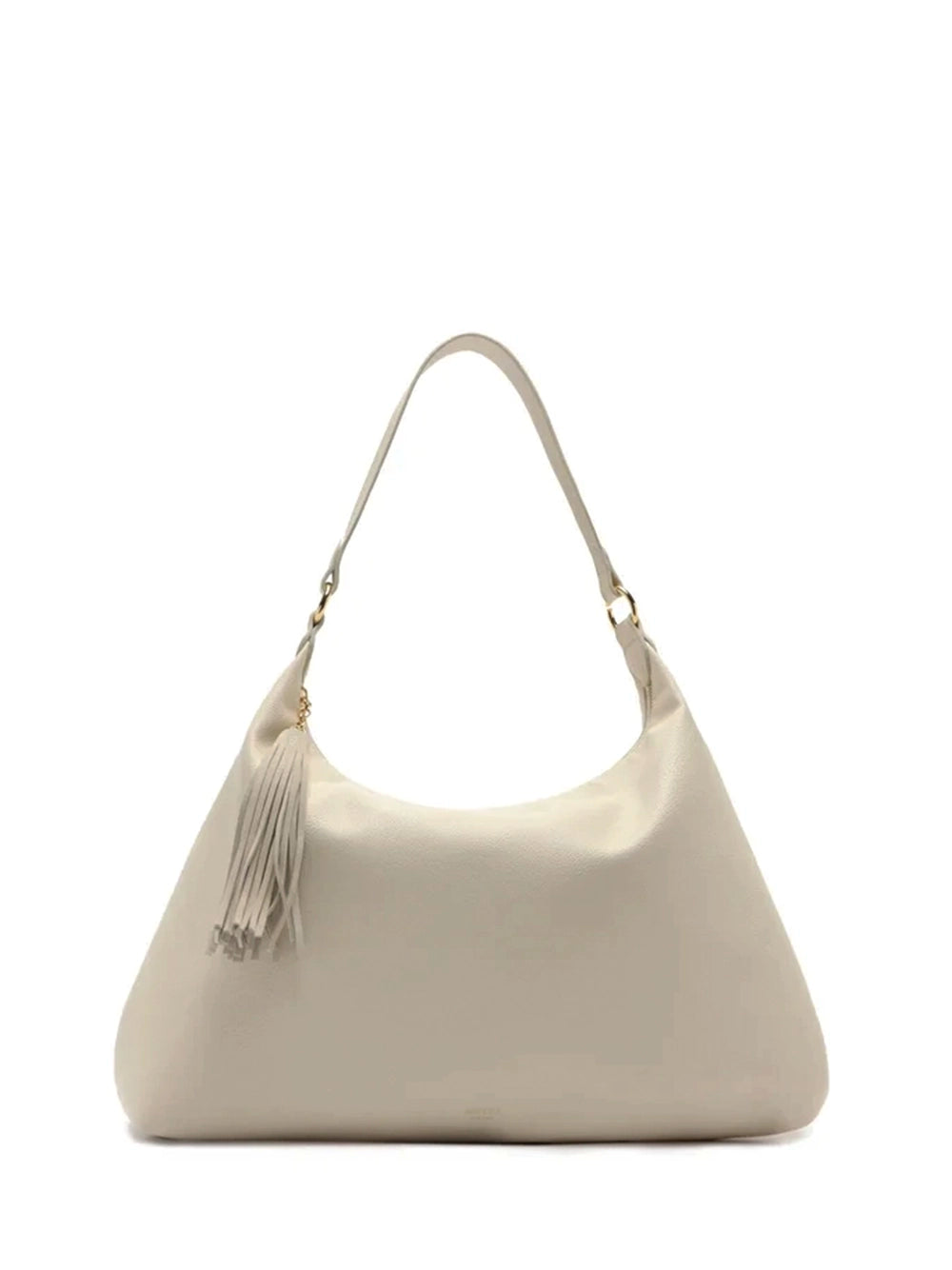 Borsa Hobo Maxi in Pelle Bianca