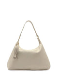 Borsa Hobo Maxi in Pelle Bianca