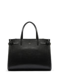 Borsa Tote Maxi Nera in Pelle