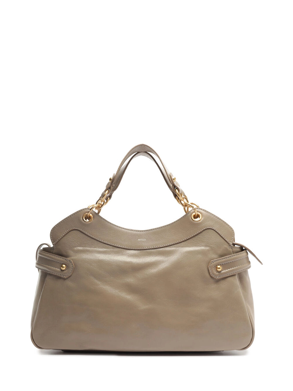 Mala Tote Arezzo em Pele Beige