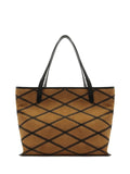 Mala Shopper Arezzo em Pele Camel