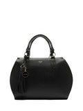 Borsa tote maxi nera in pelle