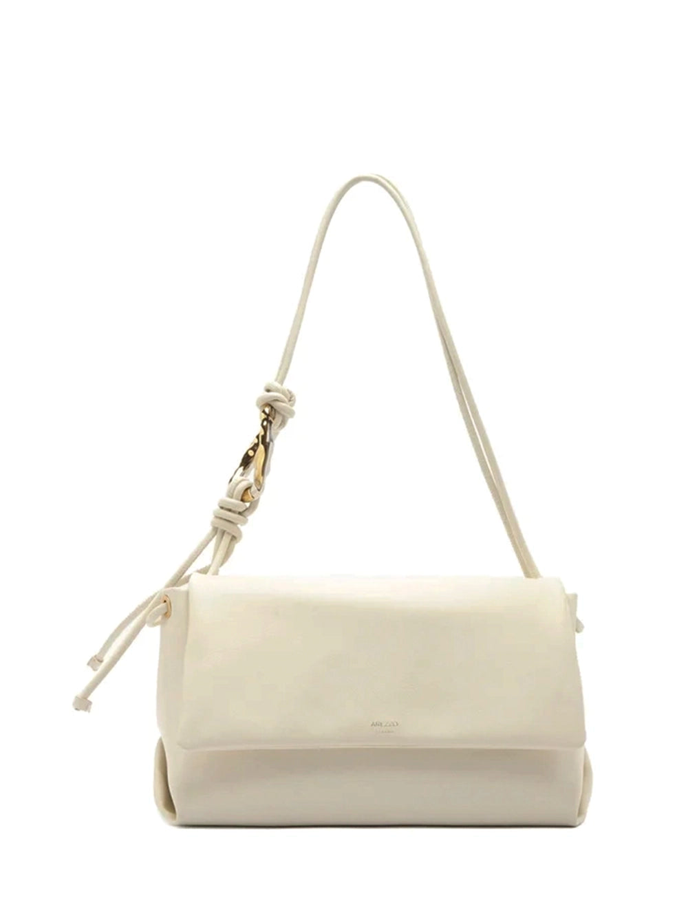 Borsa a Spalla Maxi in Pelle Bianca
