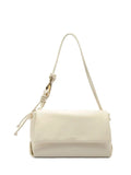 Borsa a Spalla Maxi in Pelle Bianca