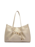 Borsa Shopper Maxi in Pelle Bianca