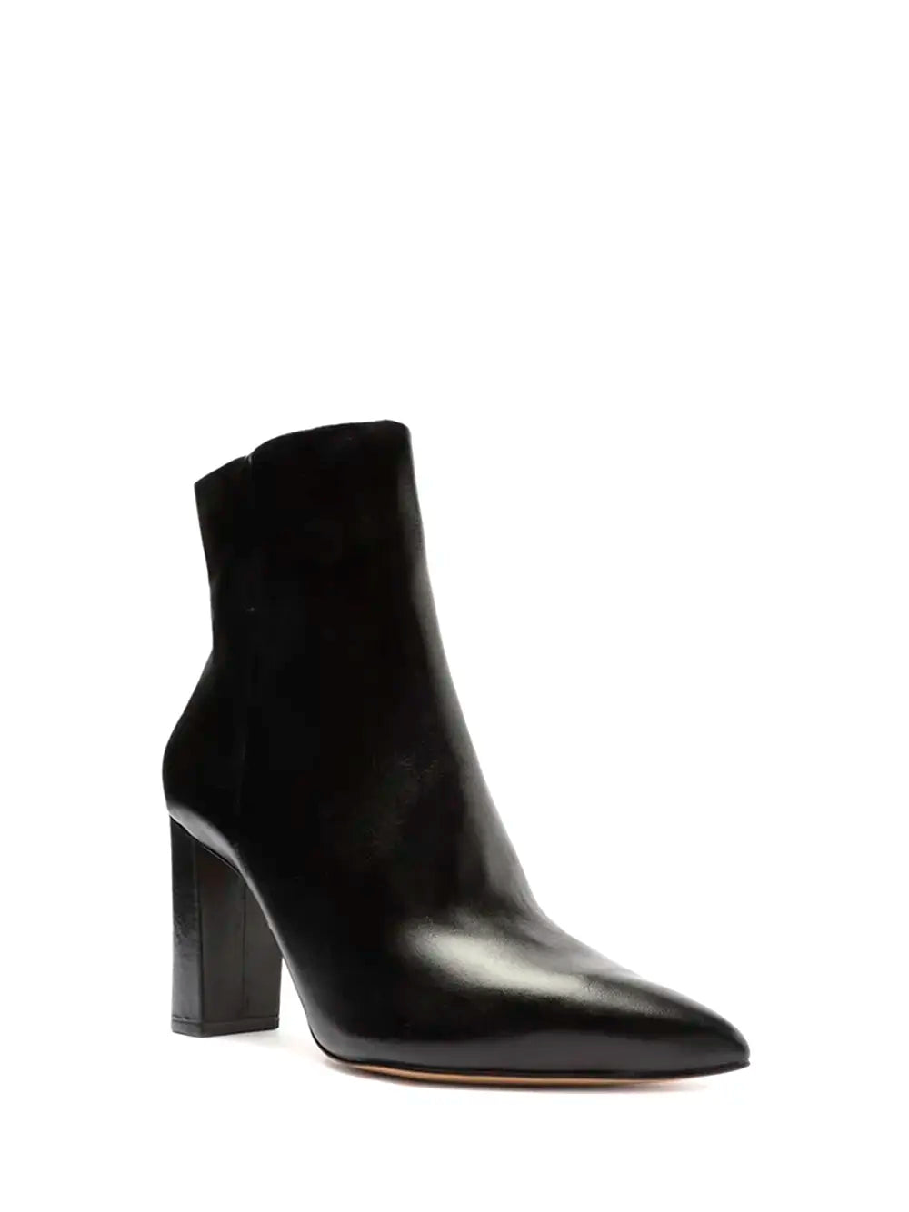 Stivaletto Nero Arezzo in Pelle con Punta Sottile
