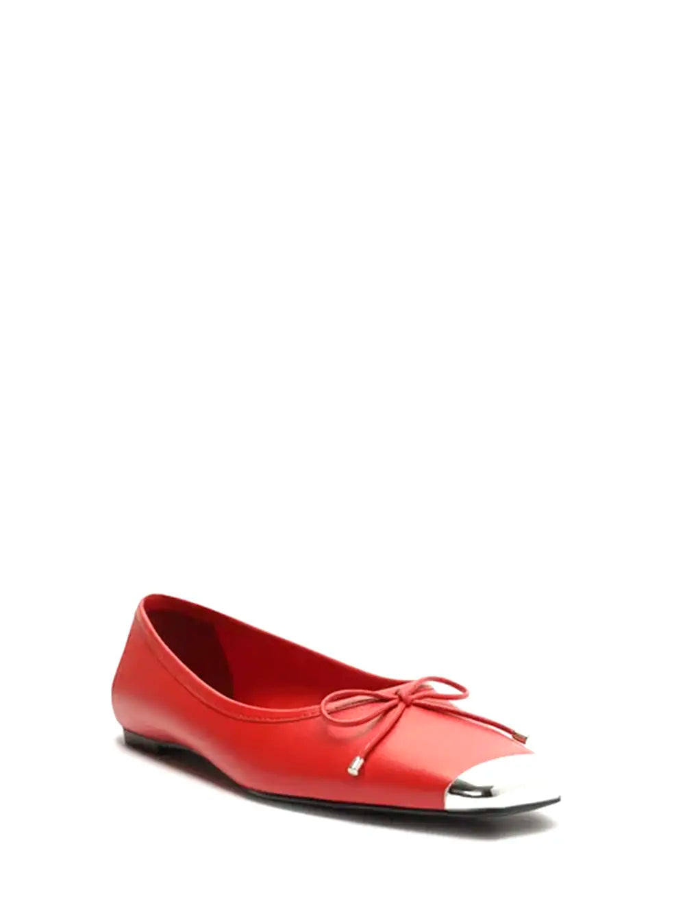 Sabrina Arezzo in Pelle Rossa e Punta Argento