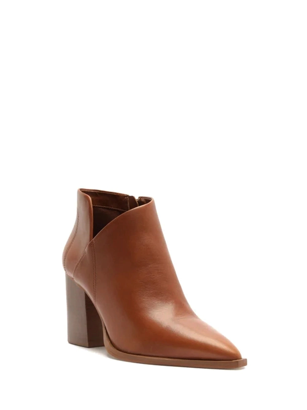 Bota Arezzo em Pele Camel