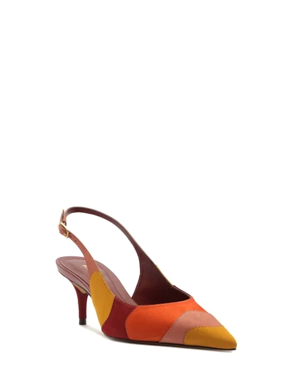 Décolleté Arezzo in Camoscio Multicolore