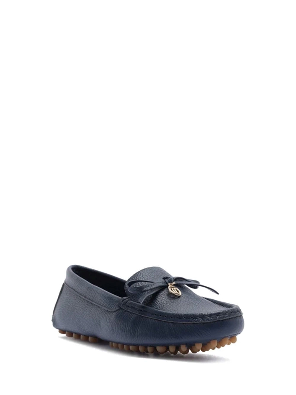 Mocassino in Pelle Blu