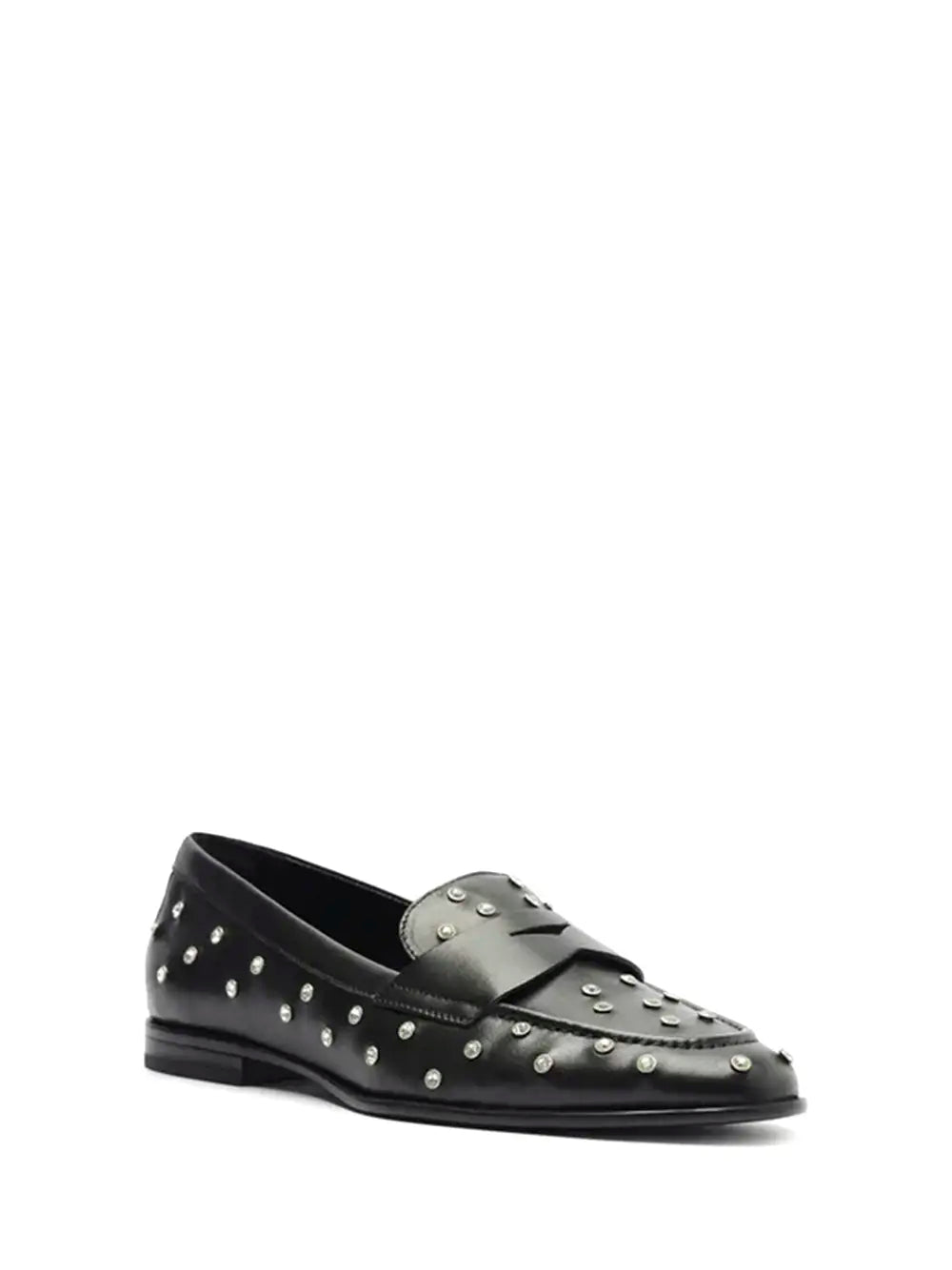 Mocassino Arezzo Nero in Pelle con Borchie