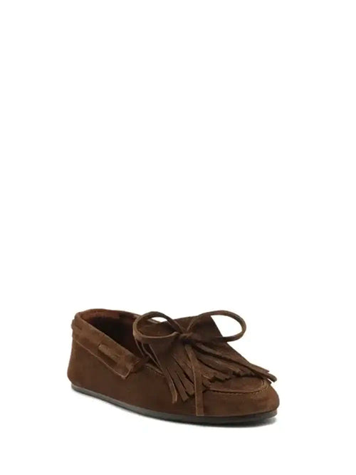Loafer em Camurça Castanha