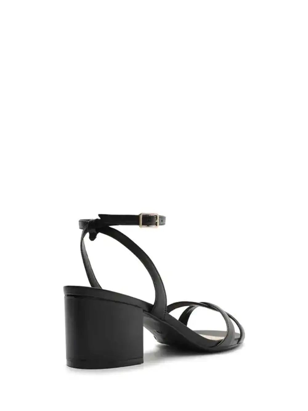 Sandalo Arezzo Nero in Pelle con Fascette