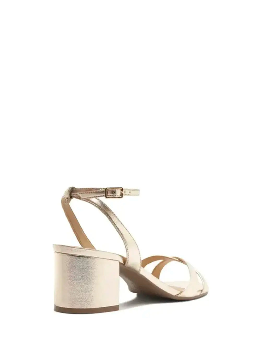 Sandali Arezzo in pelle dorata con cinturini