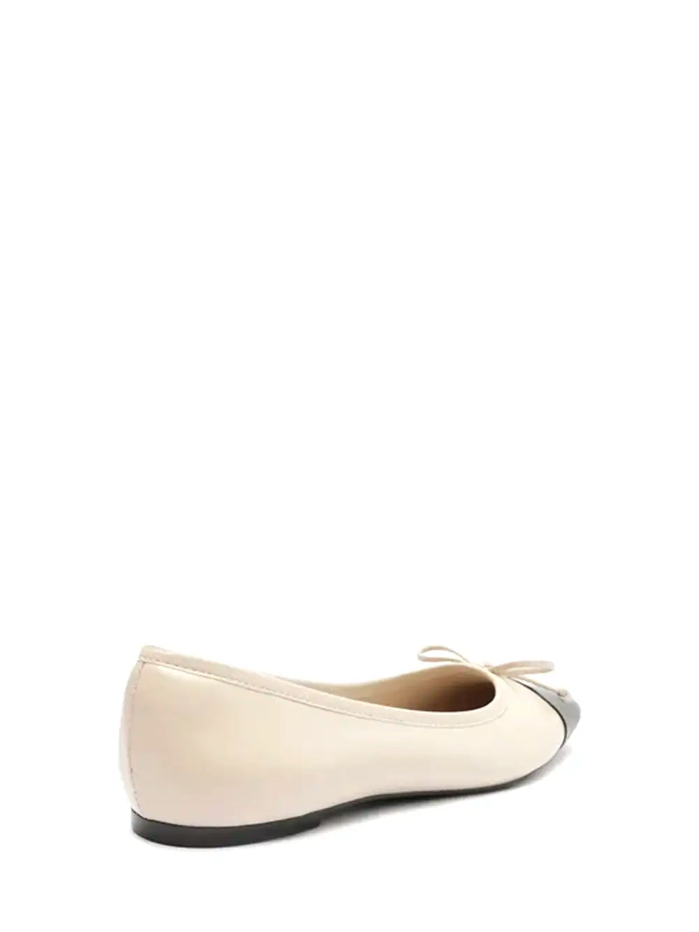 Sabrina Arezzo in Pelle Beige e Puntale Nero