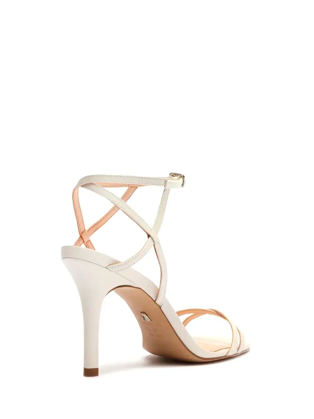 Sandalo Arezzo in pelle bianca con multi listino