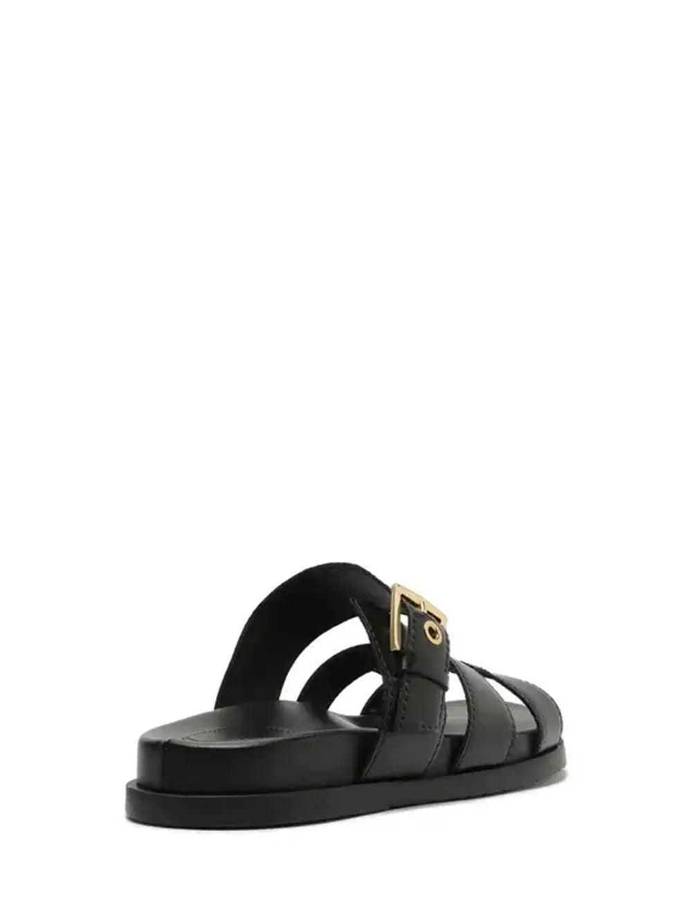 Sandalo Arezzo Nero in Pelle e Cinturini