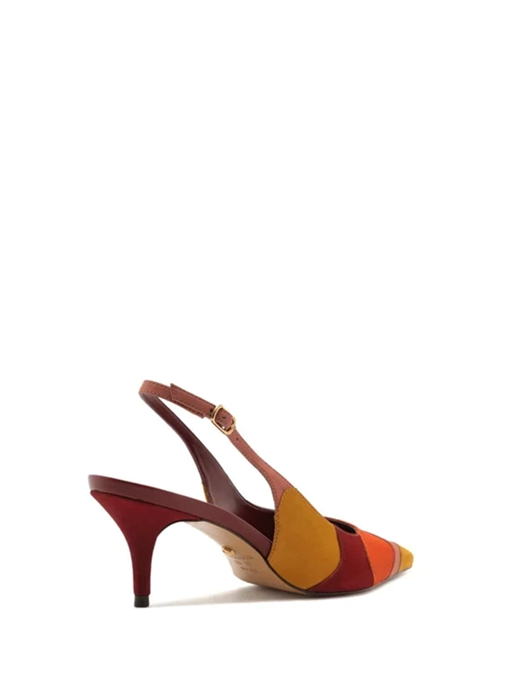 Décolleté Arezzo in Camoscio Multicolore