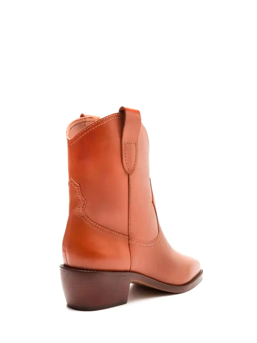 Stivale texano Arezzo in pelle marrone