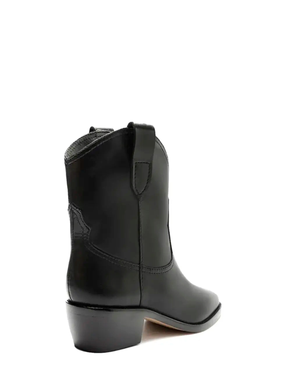 Stivale texano Arezzo nero in pelle