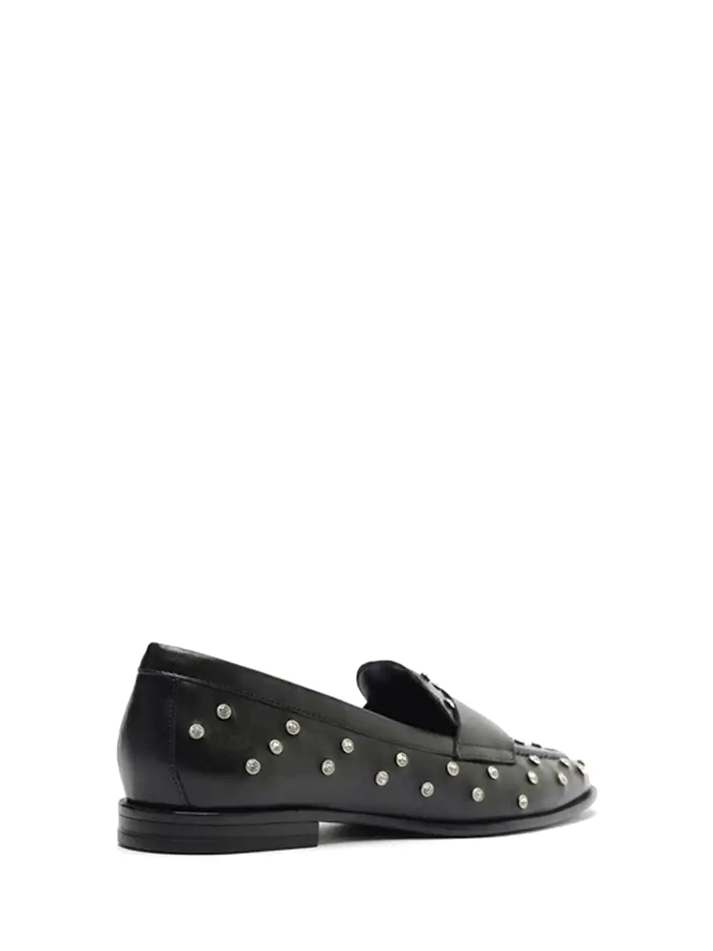 Mocassino Arezzo Nero in Pelle con Borchie