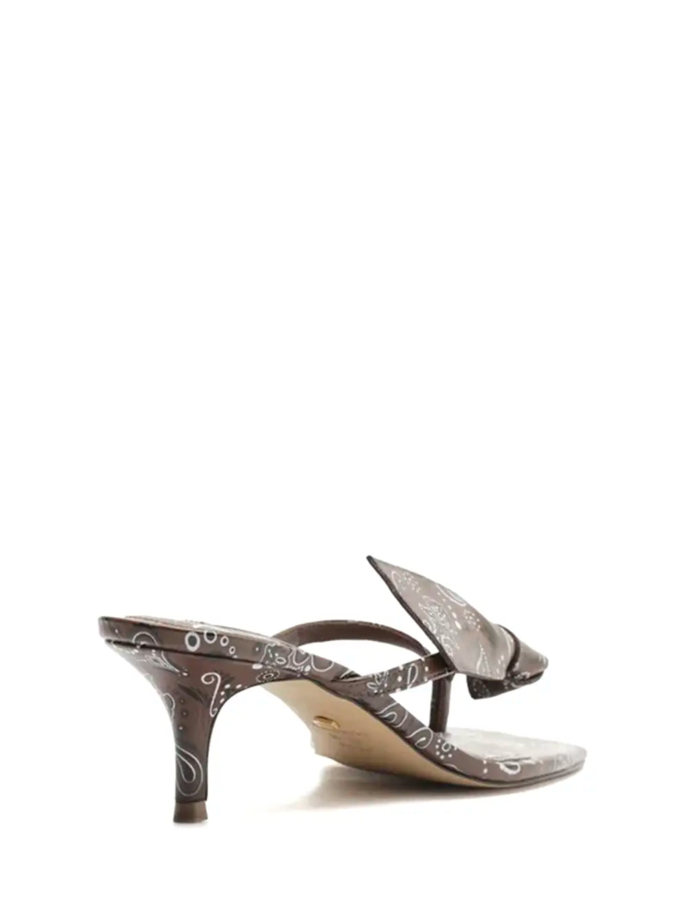 Sandalo Arezzo in Stampa Paisley Marrone
