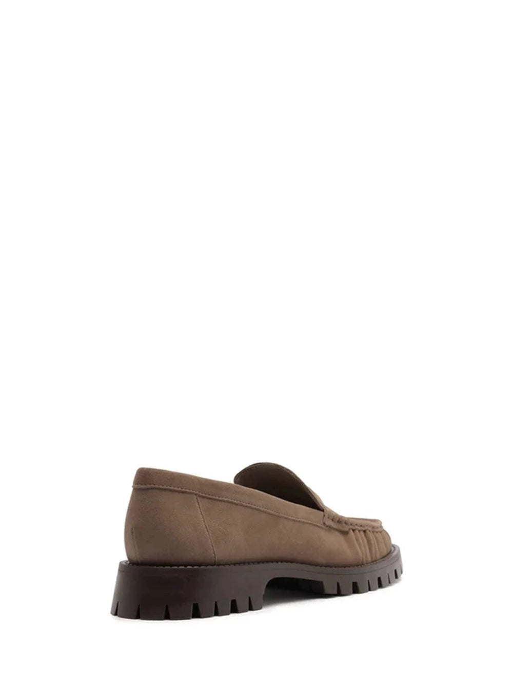 Loafer Arezzo em Camurça Castanha