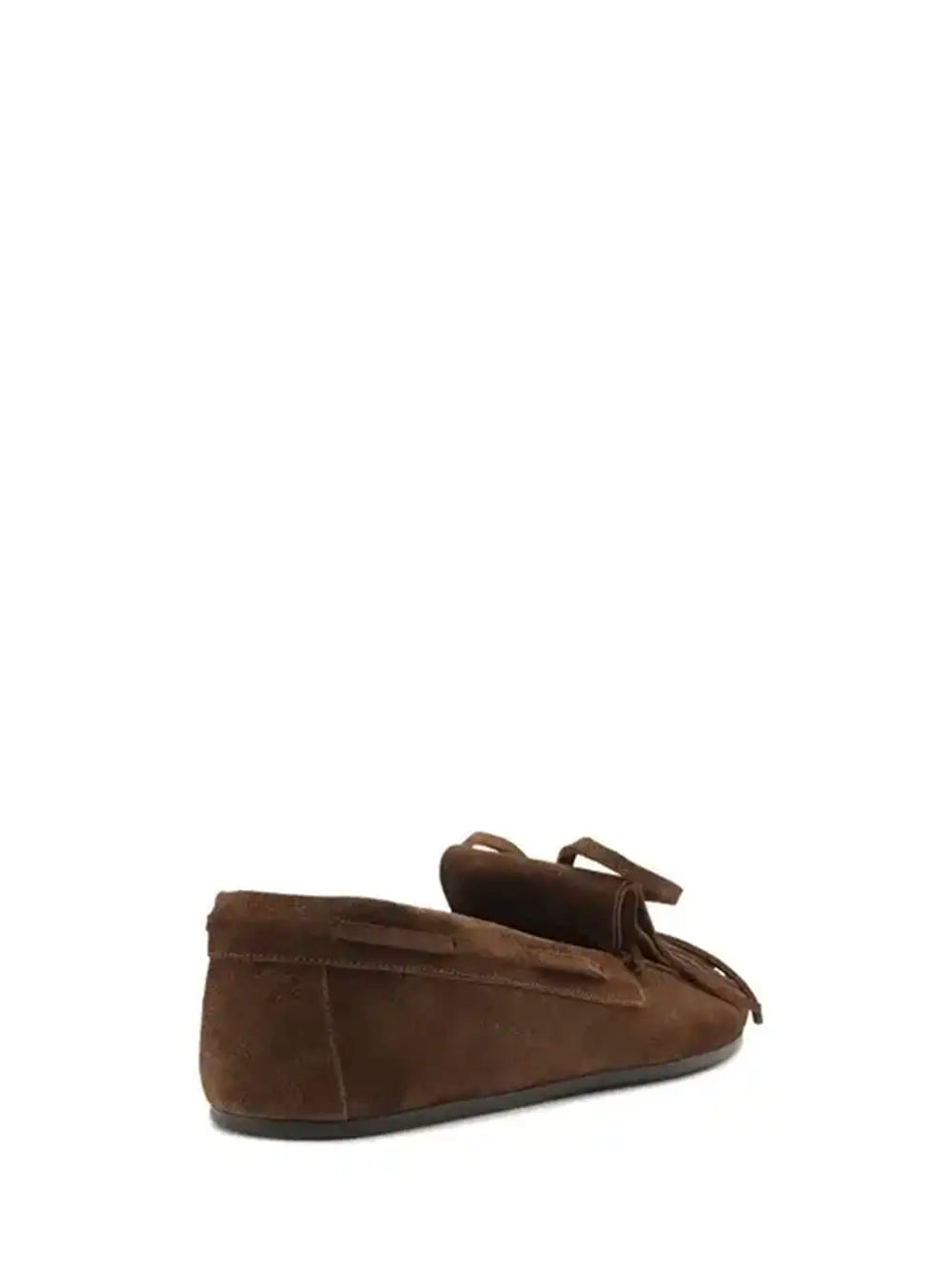 Mocassino in camoscio marrone