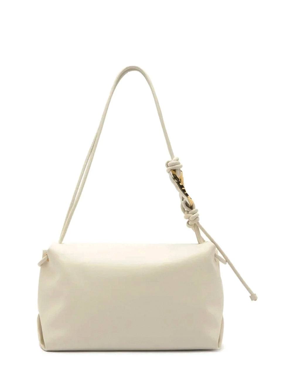 Borsa a Spalla Maxi in Pelle Bianca