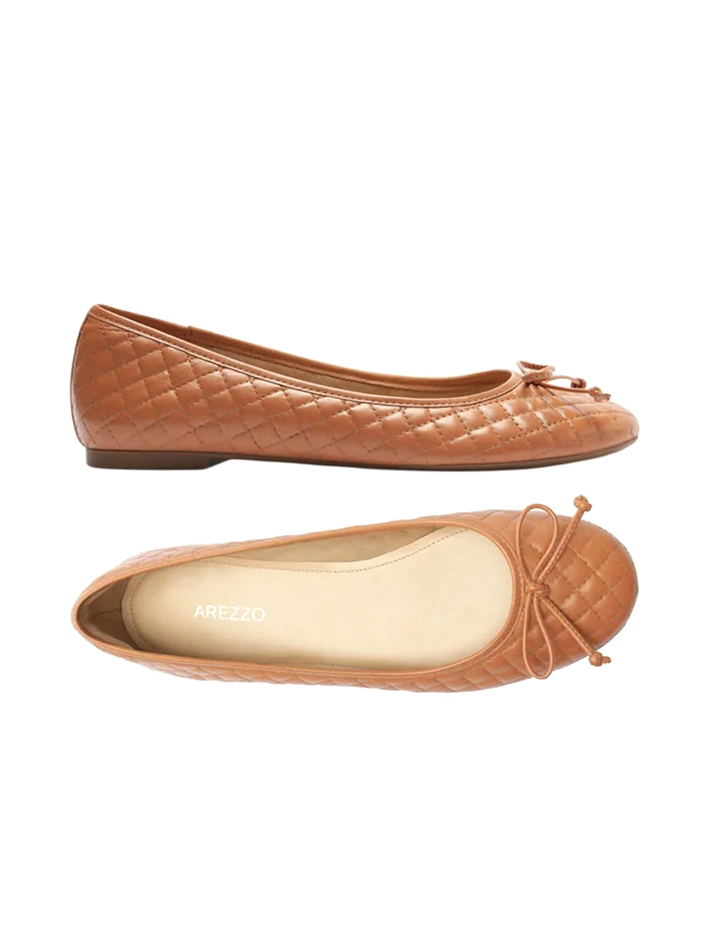 Sabrina Arezzo in Brown Leather and Bow