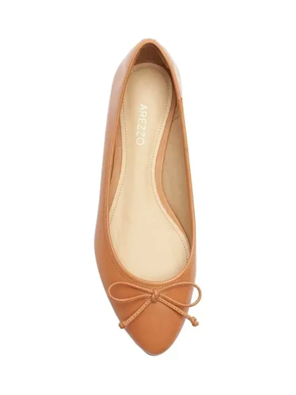 Sabrina Arezzo in pelle marrone e punta affusolata