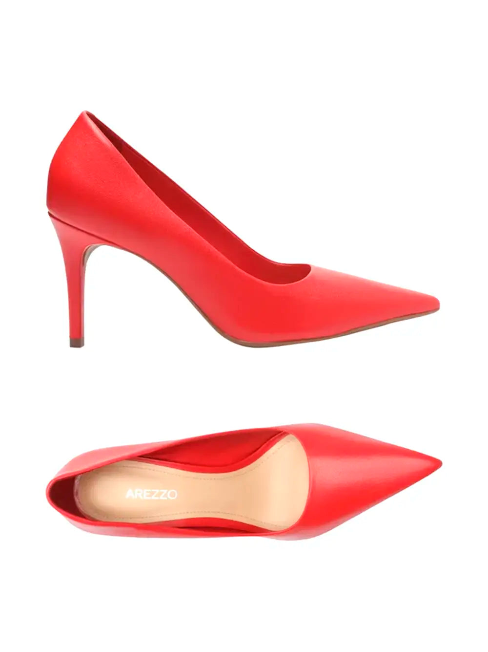 Décolleté Arezzo in pelle rossa