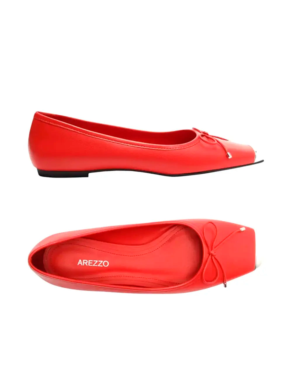 Sabrina Arezzo in Pelle Rossa e Punta Argento
