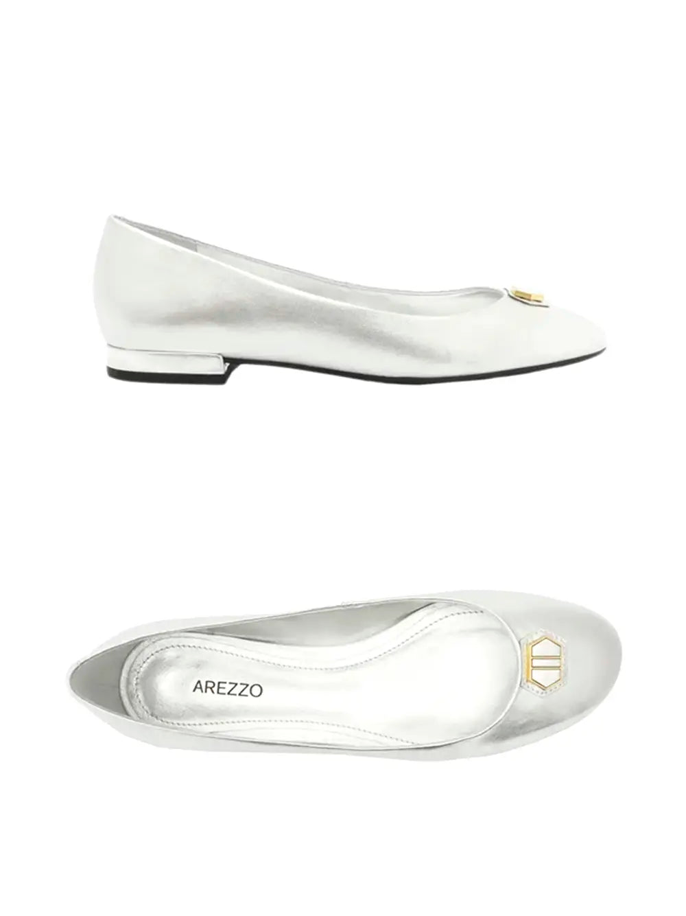 Sabrina Arezzo in Pelle Argento
