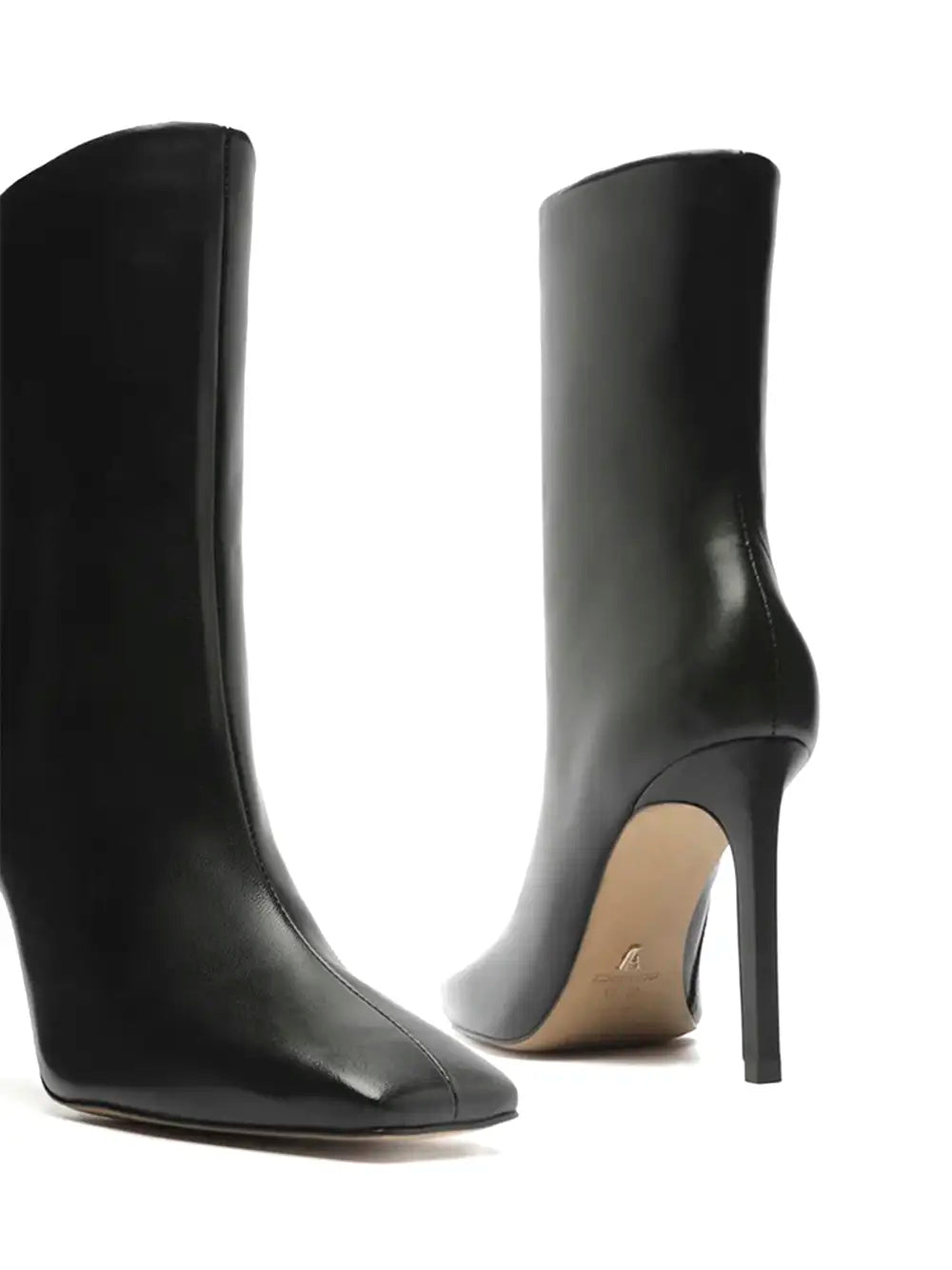 Stivaletto Nero Arezzo in Pelle e Tacco Alto Sottile
