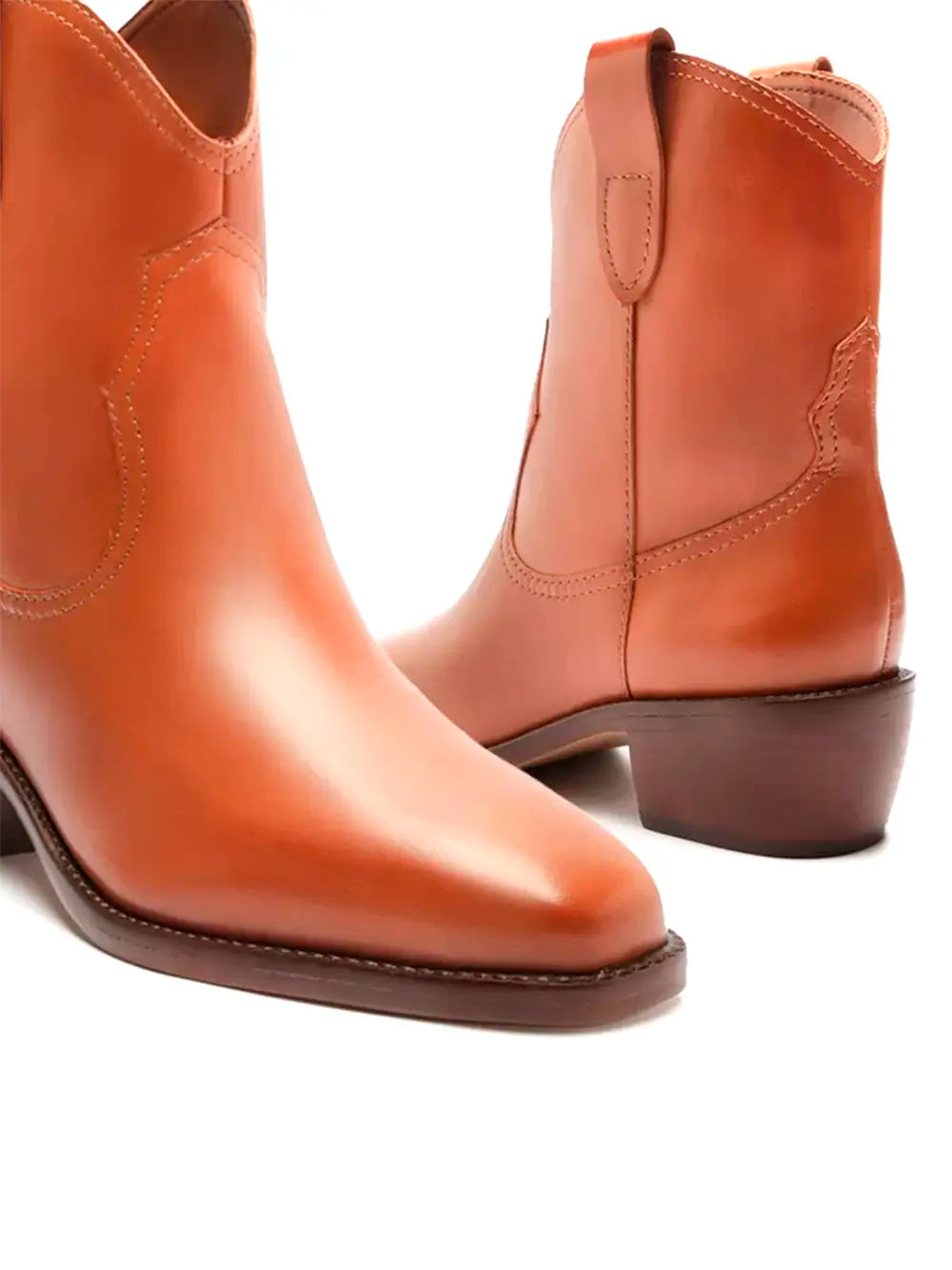 Stivale texano Arezzo in pelle marrone