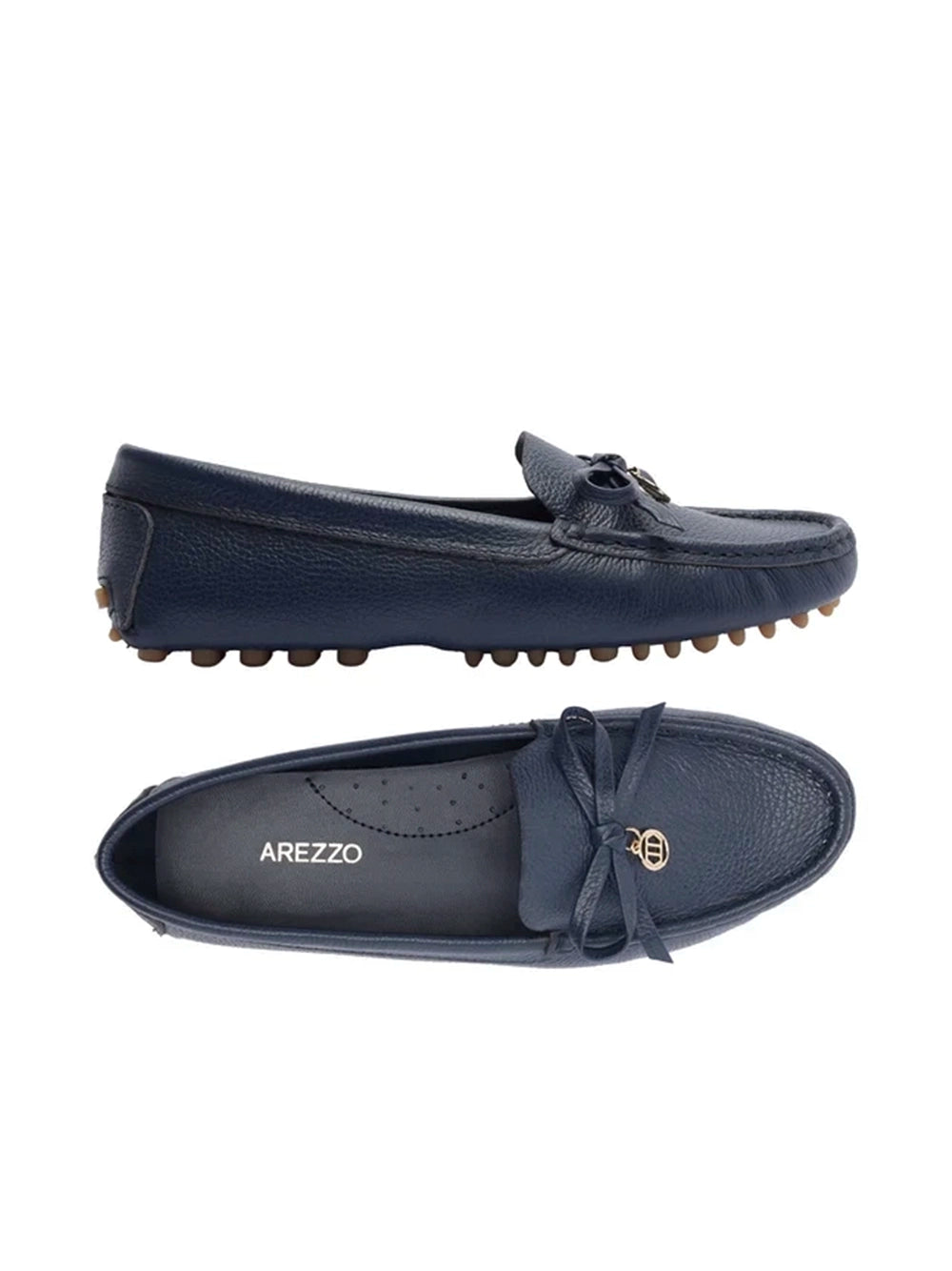 Mocassino in Pelle Blu